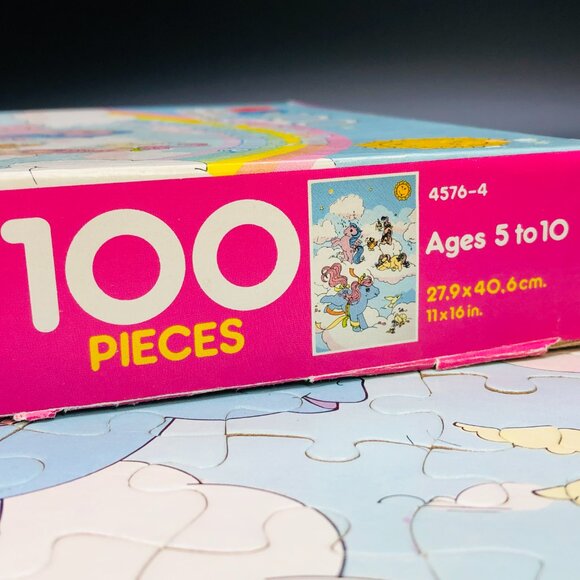 Vintage 80s My Little Pony Dancing Clouds Jigsaw Puzzle: 100 pcs - Complete - Picture 8 of 14
